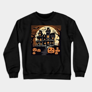 Haunted House Vintage Crewneck Sweatshirt